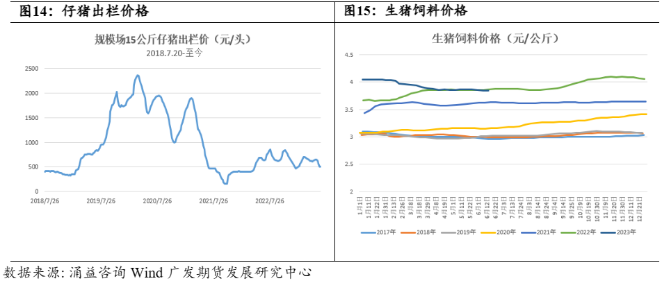 仔猪出栏价格 生猪饲料价格