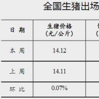 国家发改委：猪粮比价为4.90，预计短期猪价或小幅震荡波动