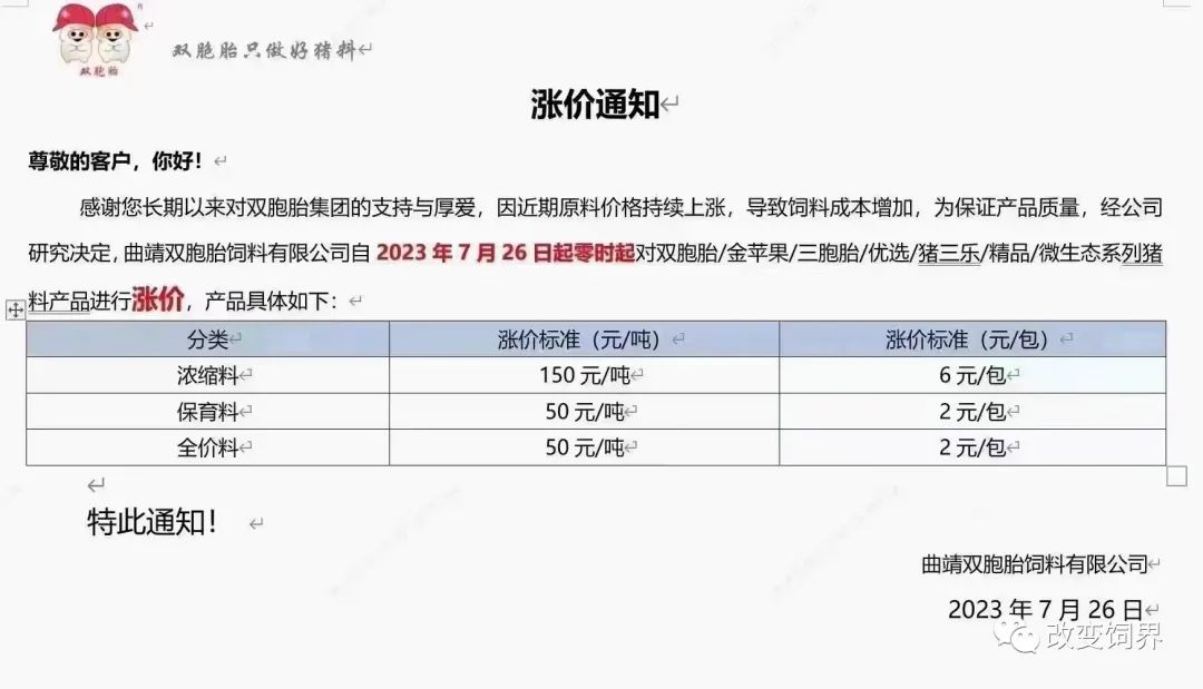 豆粕突破4700元/吨！饲料原料涨不断！新希望、通威、安佑、双胞胎等饲企再涨价！